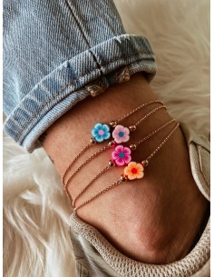 Cavigliera Gummy Flower