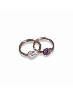 Adjustable Zirconia Knot Ring