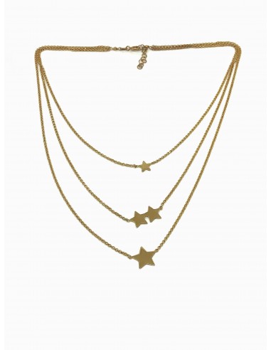 Collana Tre Fili Multistelle