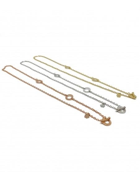 Round and T Bar Necklace