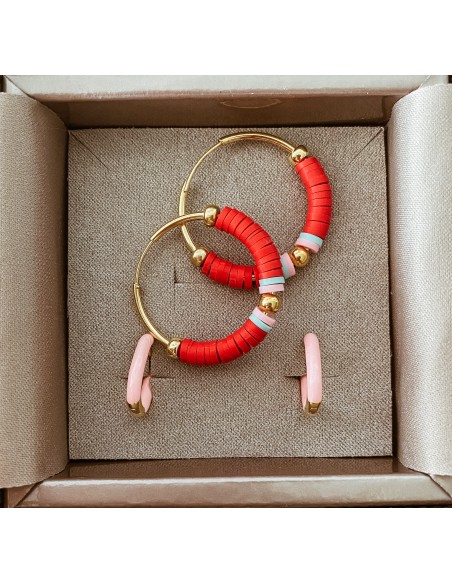 Set Orecchini Red Passion