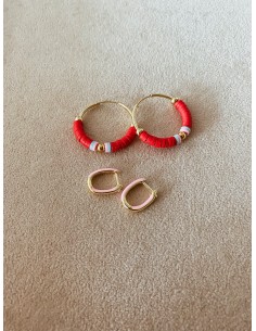 Earrings Set Red Passion