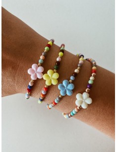Bracciale Flower e Beads...