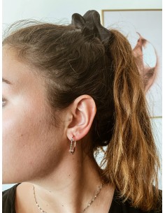 Orecchini Doppia T 2