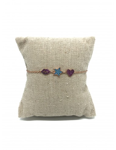 Mouth Heart Star Bracelet