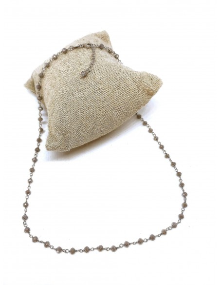 Collana di Cristalli Grigi