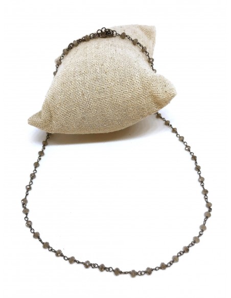 Collana di Cristalli Grigi