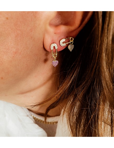 Monorecchino Brooch and Heart