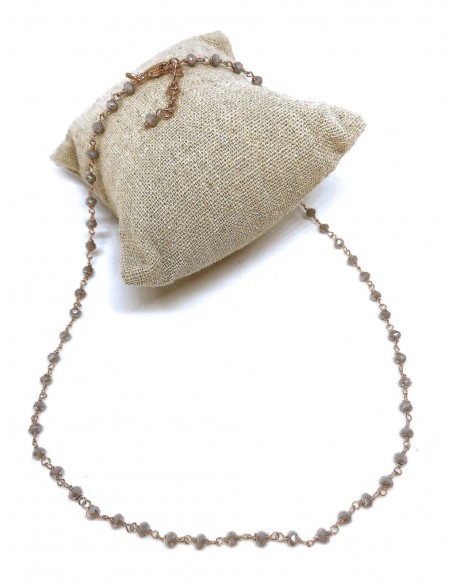 Collana di Cristalli Grigi