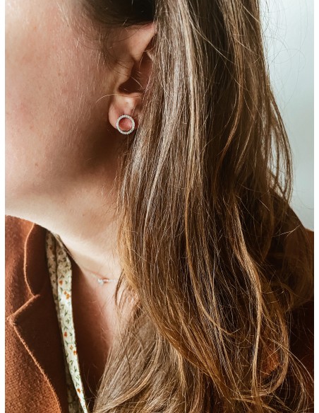 Wheel single earring