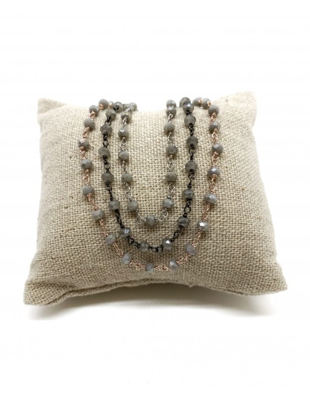 Collana di Cristalli Grigi