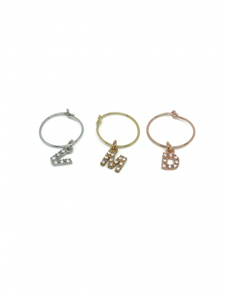 Single Earring Headband with Letter