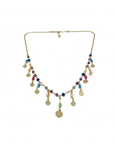 Necklace with Heart and Crystals...