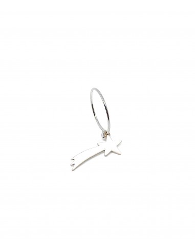 Single Earring Headband Comet White