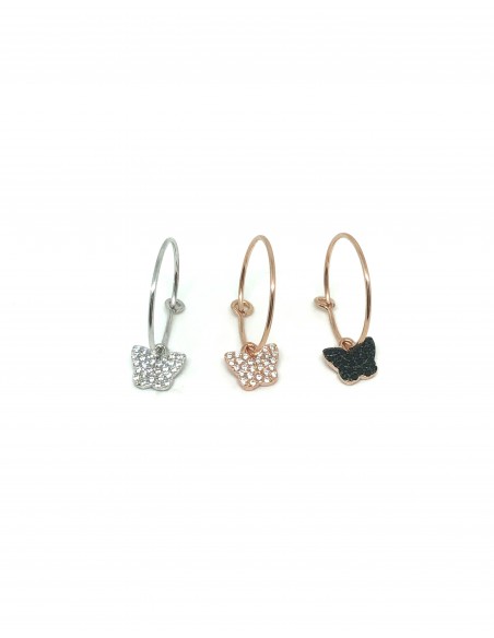 Single Earring ith Butterfly
