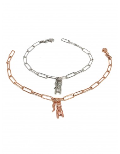Thin Prosperity Rectangular Chain Bracelet