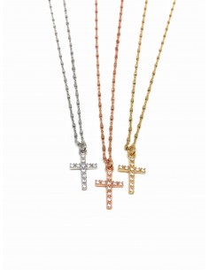 Collana Cubetti e Croce