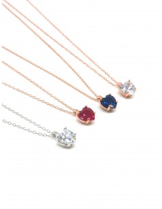 Collana Zircone a Forma di...