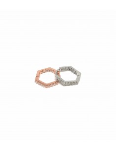 Mono Huggie Earring Hexagon...