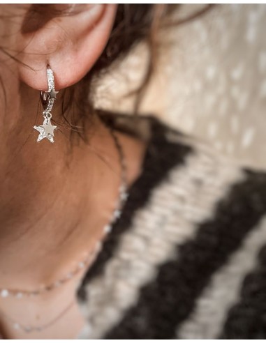 Single earring Scattino Oval Star