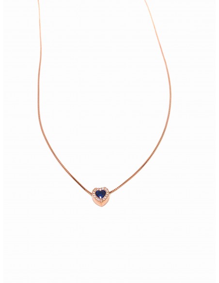 Collana Cuore Spesso di Zirconi