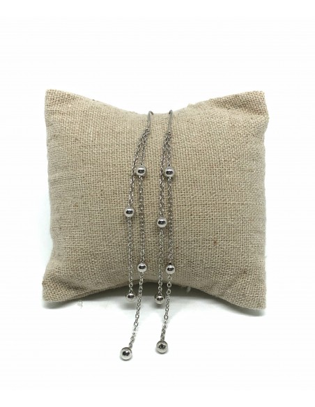 Double Chain Earrings and Balls