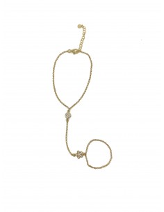 Kissing Bracelet With Flower 2