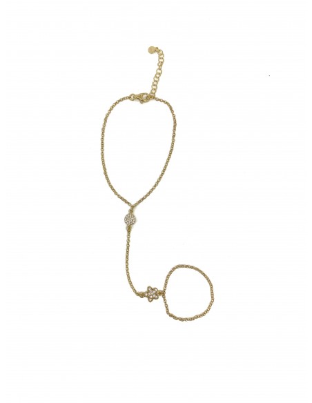 Kissing Bracelet With Flower