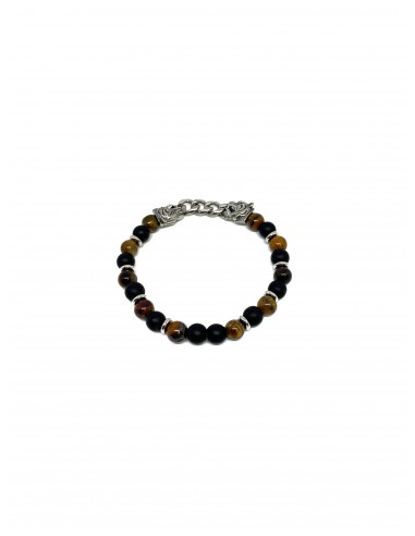 Steel Bracelet Chains and Tiger Stones