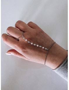 Baciamano Perle e Zirconi