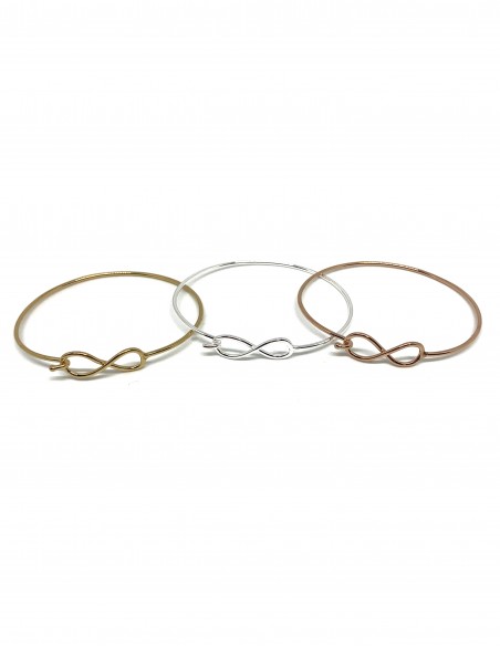 Bangle with Infinity Wire