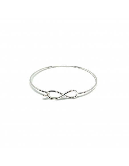 Bangle with Infinity Wire