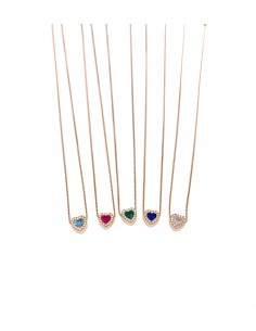 Thick Heart Necklace of...