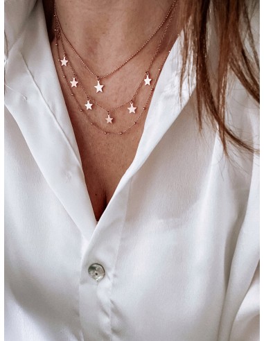 3 Alternate Wires Necklace and Pendants