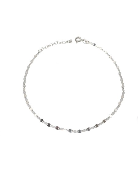 Anklet with Faceted Mesh