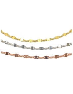 Anklet with Faceted Mesh