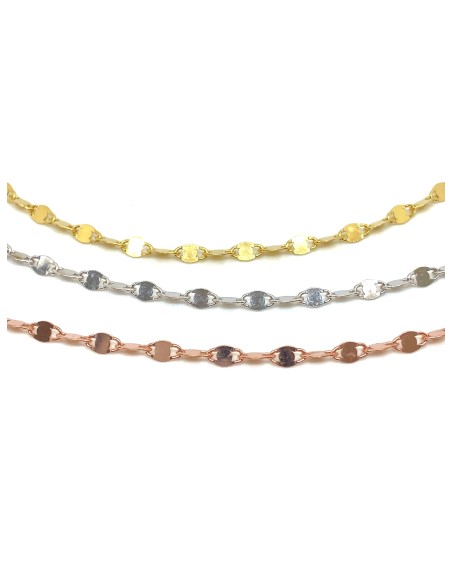 Anklet with Faceted Mesh