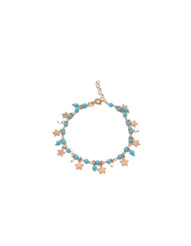 Stars and Turquoise Bracelet
