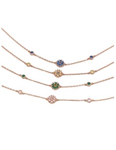 Chain Bracelet and Zircon...