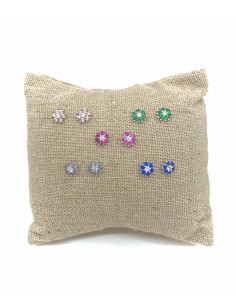 Hydrangea Earrings of Zircons 2