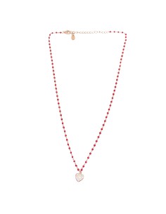 Enamel and Heart Necklace 2