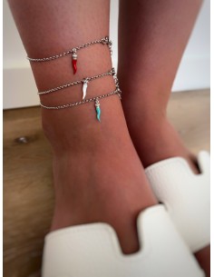 Anklet Cornetti Pendants