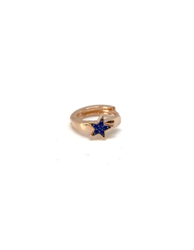Mono Huggie Earring With Passing Star