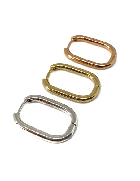 Mono Large U-Shaped Huggie Earring
