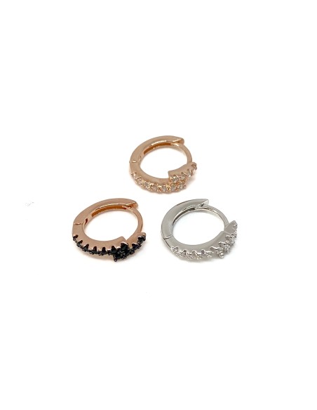Braided Mono Huggie Earring 12mm