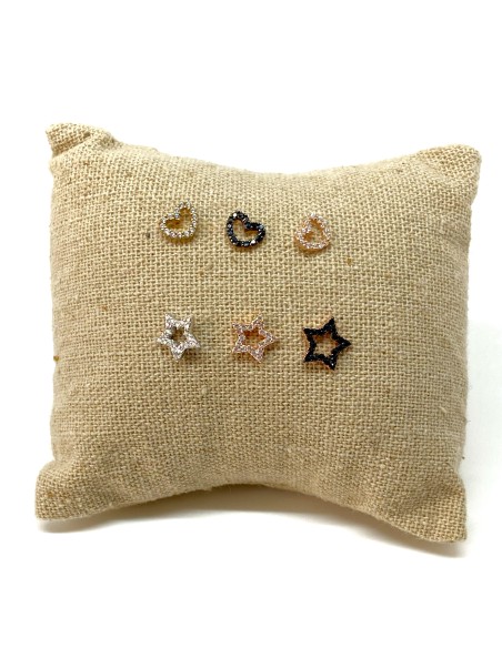 Monorecchino con Profilo di Zirconi