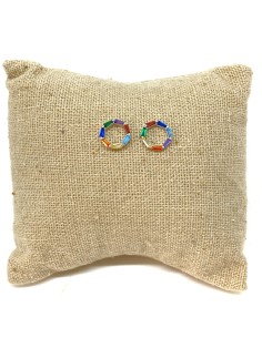 Lobe Earrings Round Multicolor 2