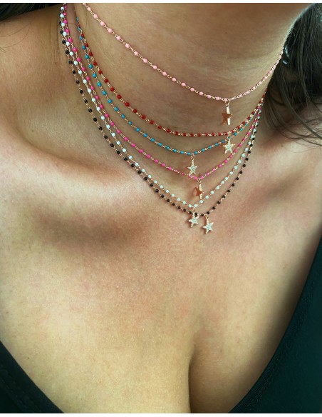 Collana Smaltata e Stella