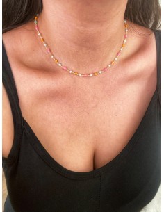Collana Cristalli Orange...