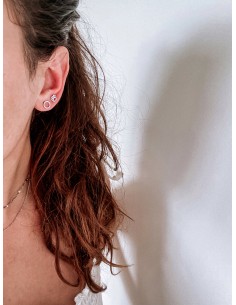 Round Lobe Earring